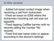 CallBar update fix
