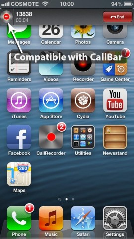 CallRecorder and Callbar