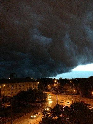 Timisoara clouds