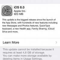 iOS 8 lansat de Apple