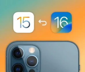 Cum trecem de la iOS 16 Beta la iOS 15