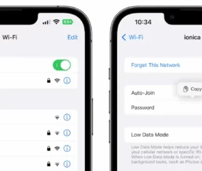 Cum aflăm parola de la Wifi în iOS 16