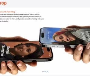 AirDrop, schimb de numere prin NameDrop - iOS 17
