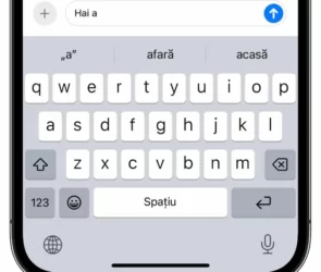 iOS 17 introduce tastatura predictivă în limba română