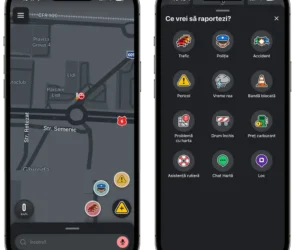 Waze introduce un nou mod de raportare pentru trafic, poliție, gropi sau accidente