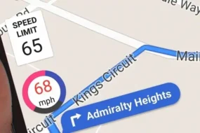 Google Maps afișează de acum viteza de deplasare și limita de viteză pe acel sector de drum