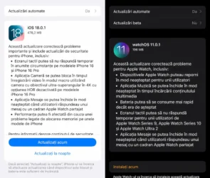 Apple rezolvă problemele apărute de la lansarea iOS 18, watchOS 11, iPadOS 18 și macOS 15