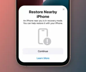 În iOS 18 putem face restore doar la iPhone 16 wireless